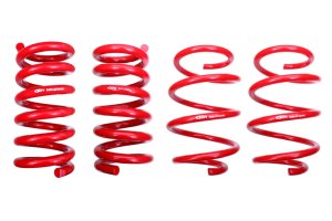 Ford Mustang Lowering Springs - BMR Suspension - SPH765R, Set Of 4, Handling Version - Red - `15-`23